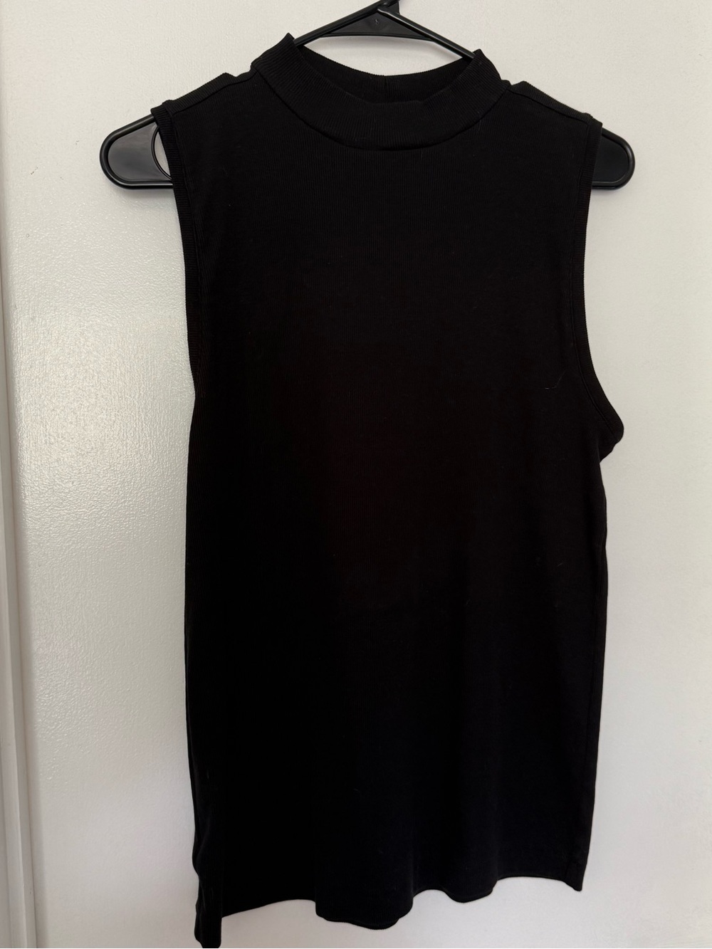 LOFT Ribbed Mock Neck Shell